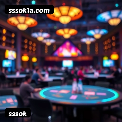 Interface do aplicativo sssok mostrando jogos disponíveis no iOS e Android